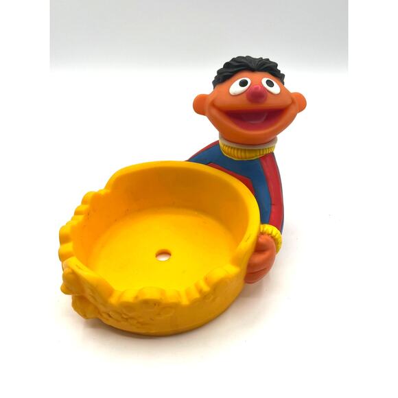 Vintage Sesame Street Jim Henson Ernie Cereal Bowl Holder - Picture 1 of 3